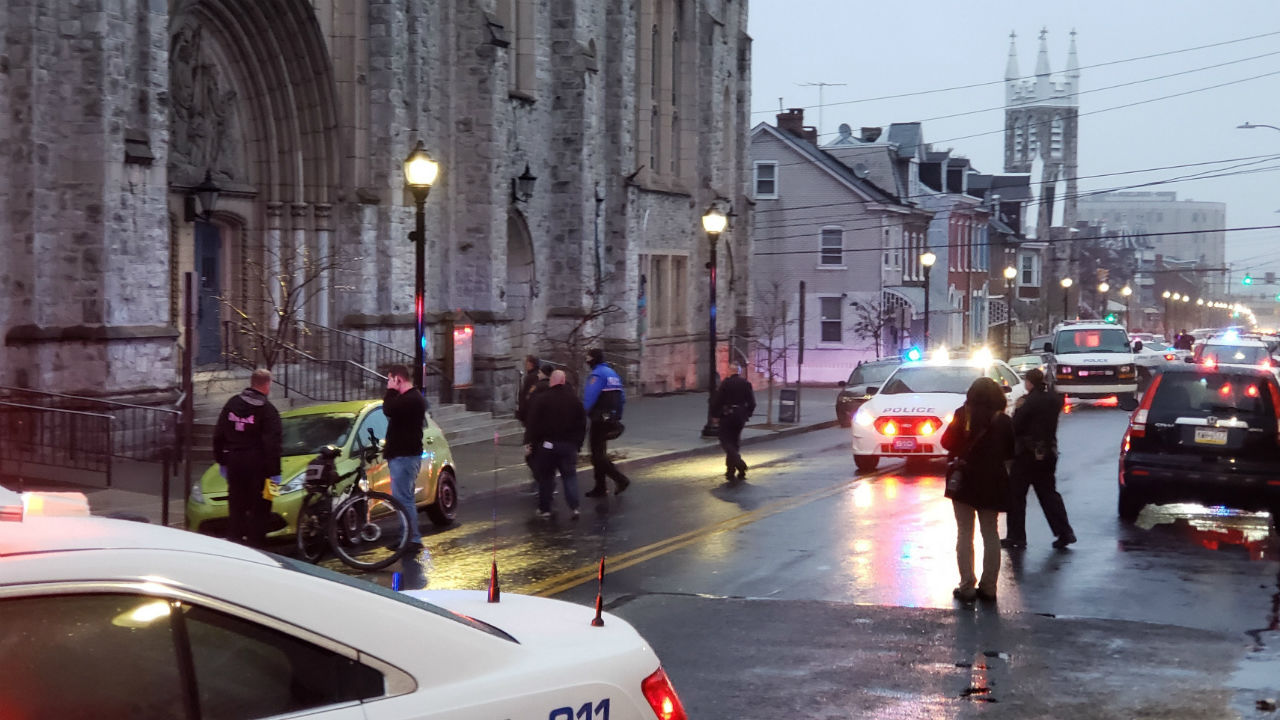 Shooting near church in Allentown